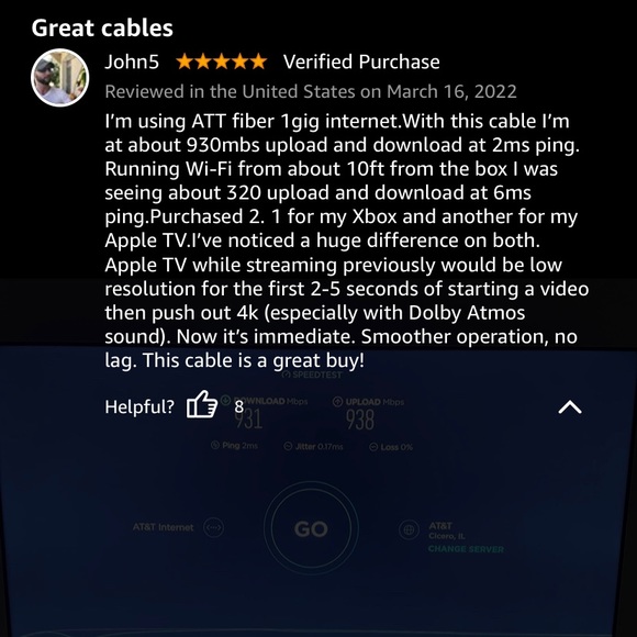 RJ45 Cat-6 Gigabit Ethernet Patch Internet Cable 10-Pack, 25Ft ea Multi-Pack NEW - Picture 6 of 7